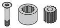 Hörmann Wellenverlängerung 15 mm Silber (E2/C0) für Antriebe & Steuerungen BILD 9