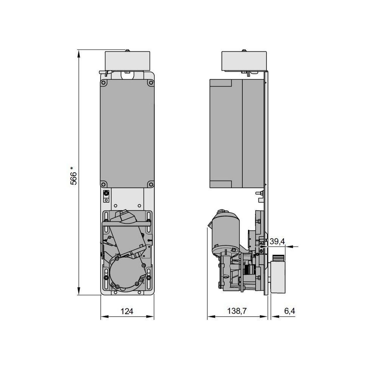 Sommer Schiebetorantrieb S 900 Antriebseinheit Einzelantrieb für Schiebetore BILD 2