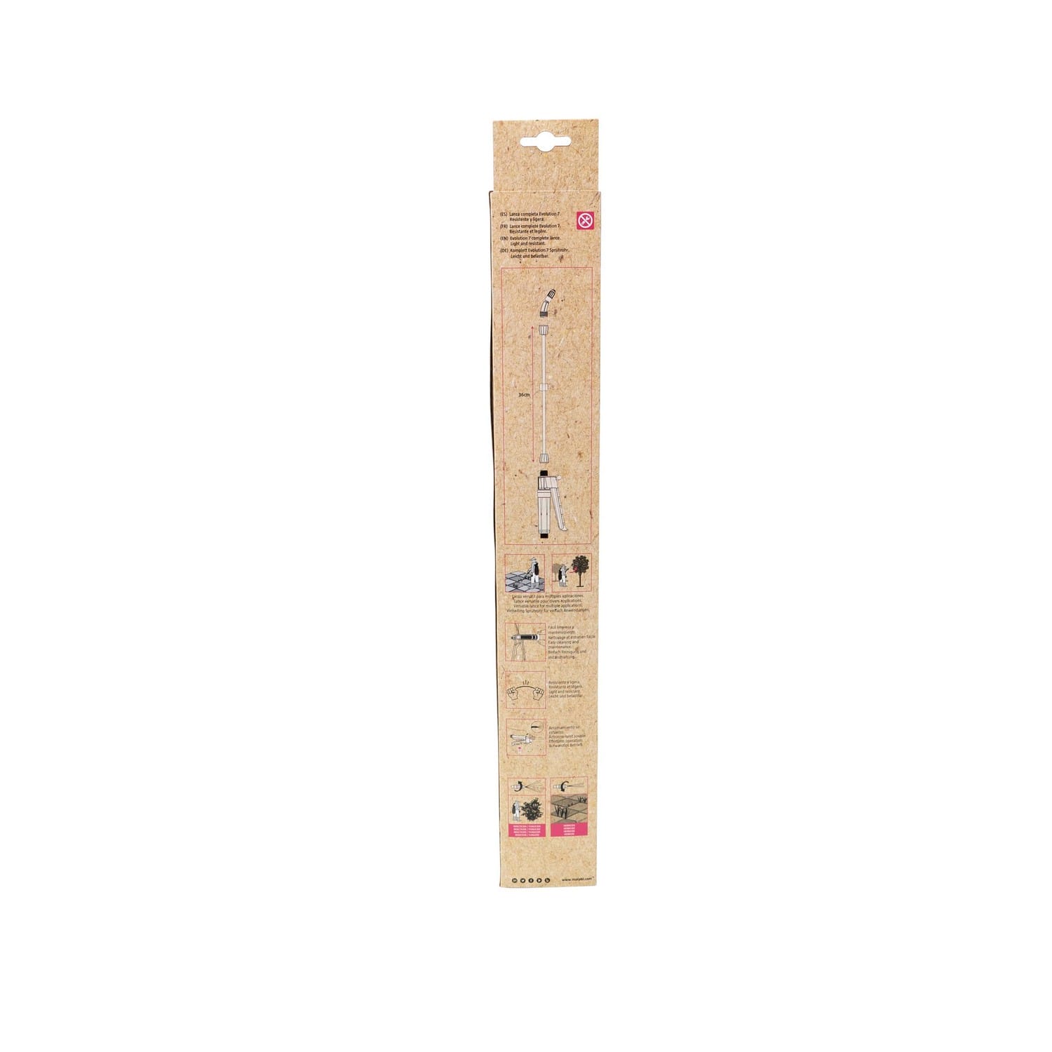 MATABI Sprühlanze 54cm Zubehör, Schwarz für alle gängigen Matabi Pumpsprüher