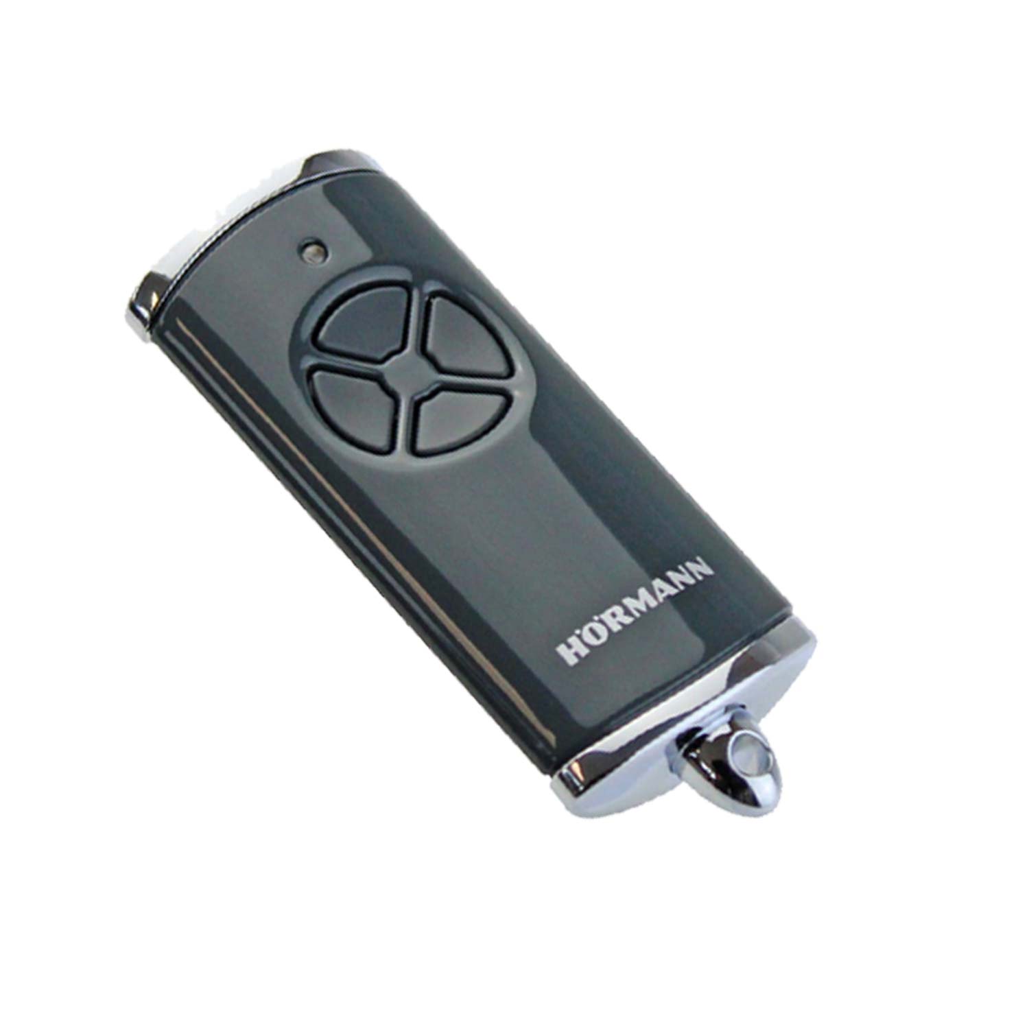 Hörmann Handsender HSE 4 BiSecur (868 MHz), hgl Anthrazitgrau/chrom für Antriebe BILD 1
