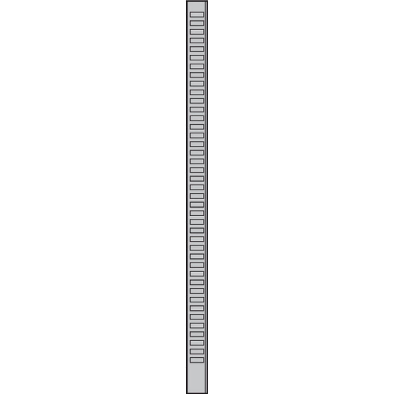 Hörmann Fangschiene gelocht, Länge 3670mm für Industrie-Sektionaltor BILD 1