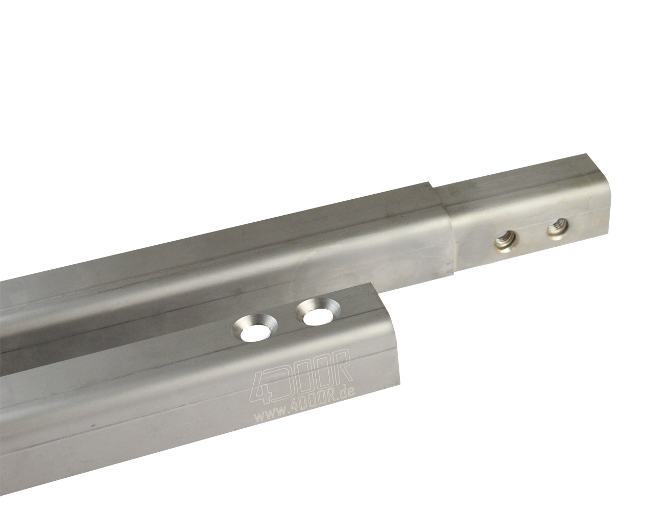 4DOOR Bodenschienen 2 teilig aus Edelstahl, 2495 mm für Schwing- & Sektionaltore BILD 3