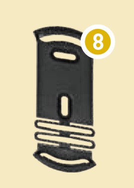 GfA Senderhalter GS schwarz, schwarz für Handsenderhalterung / 40017862