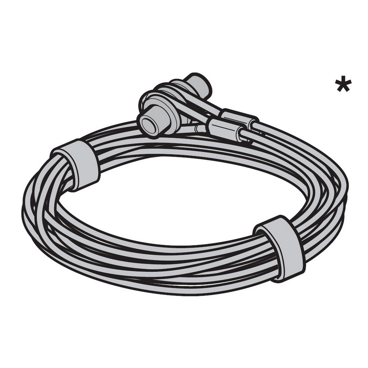 Hörmann Drahtseile Ø 3mm Beschlag Z, 2615mm, bis Torhöhe 2125mm für Sektionaltor BILD 9