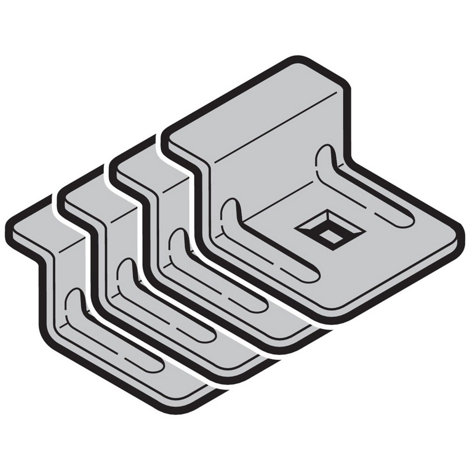 Hörmann Laufschienenklammern Set (4 Stück) für Industrie-Sektionaltor BILD 9