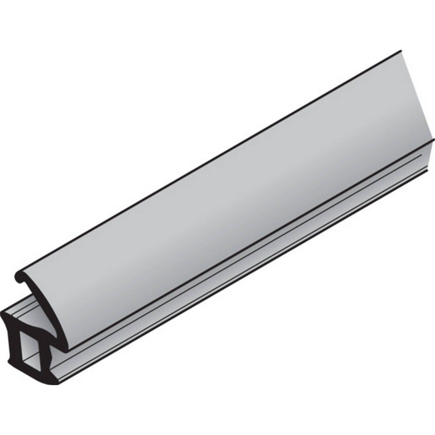 Hörmann T30 Zargendichtung P101 Länge: 5500mm, schwarz für Türen / 479275 BILD 9