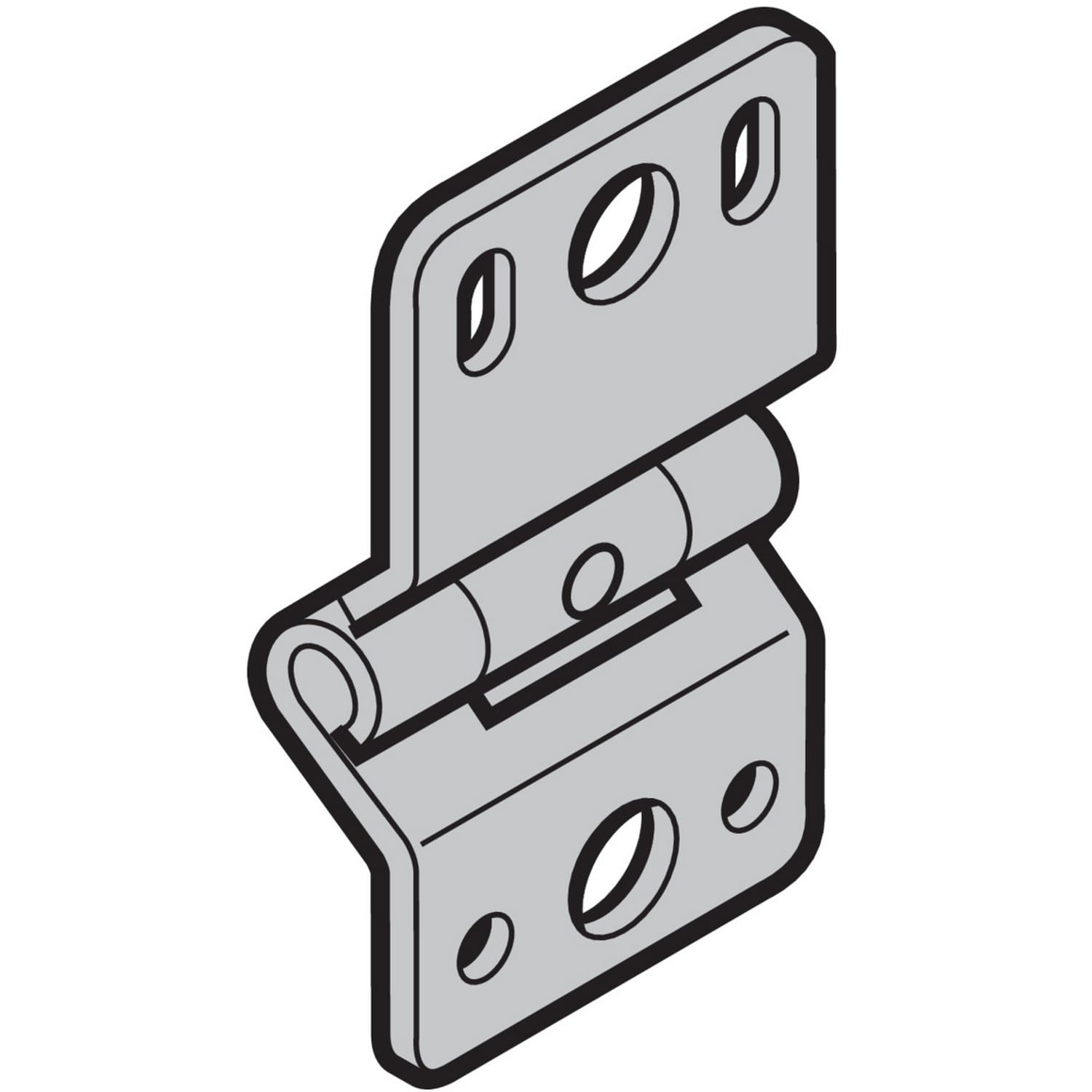 Hörmann Scharnier für Schlupftür (50mm), Edelstahl für Industrie-Sektionaltor BILD 9