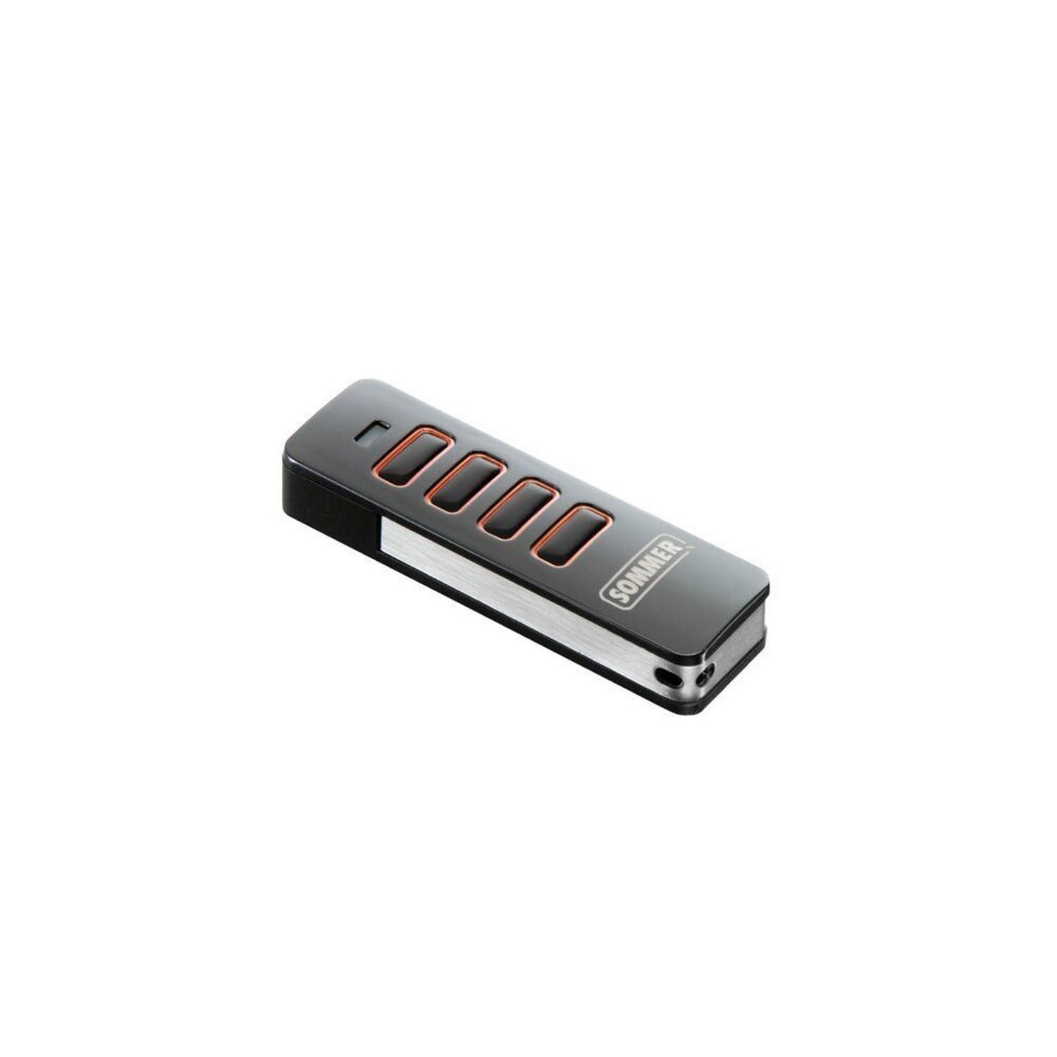 Sommer Handsender 4-Tasten Pearl Vibe schwarz/rot, 868,95MHz für Antriebe BILD 1