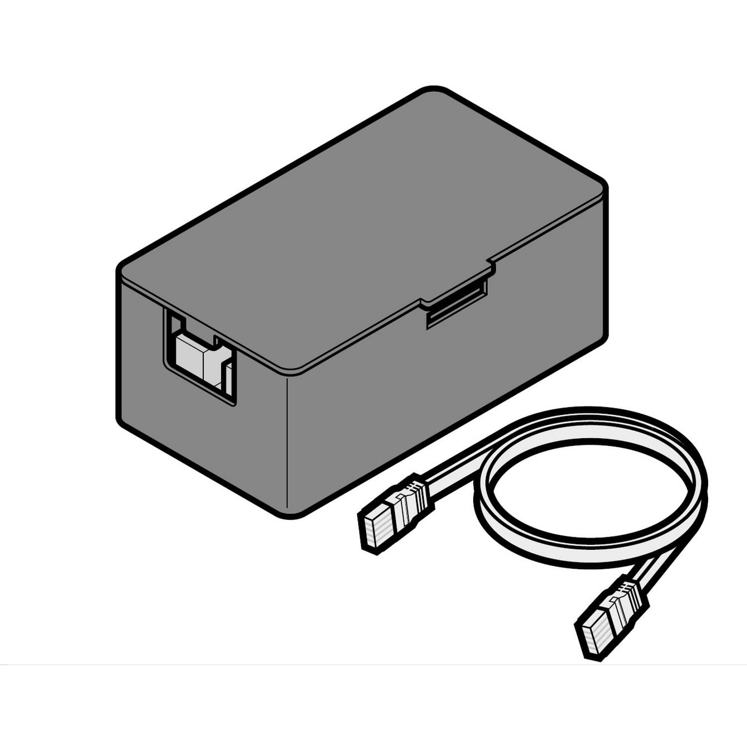 Hörmann CAT-Adapter Box für Steuerung 545 / 560, schwarz für Industrieantriebe BILD 1
