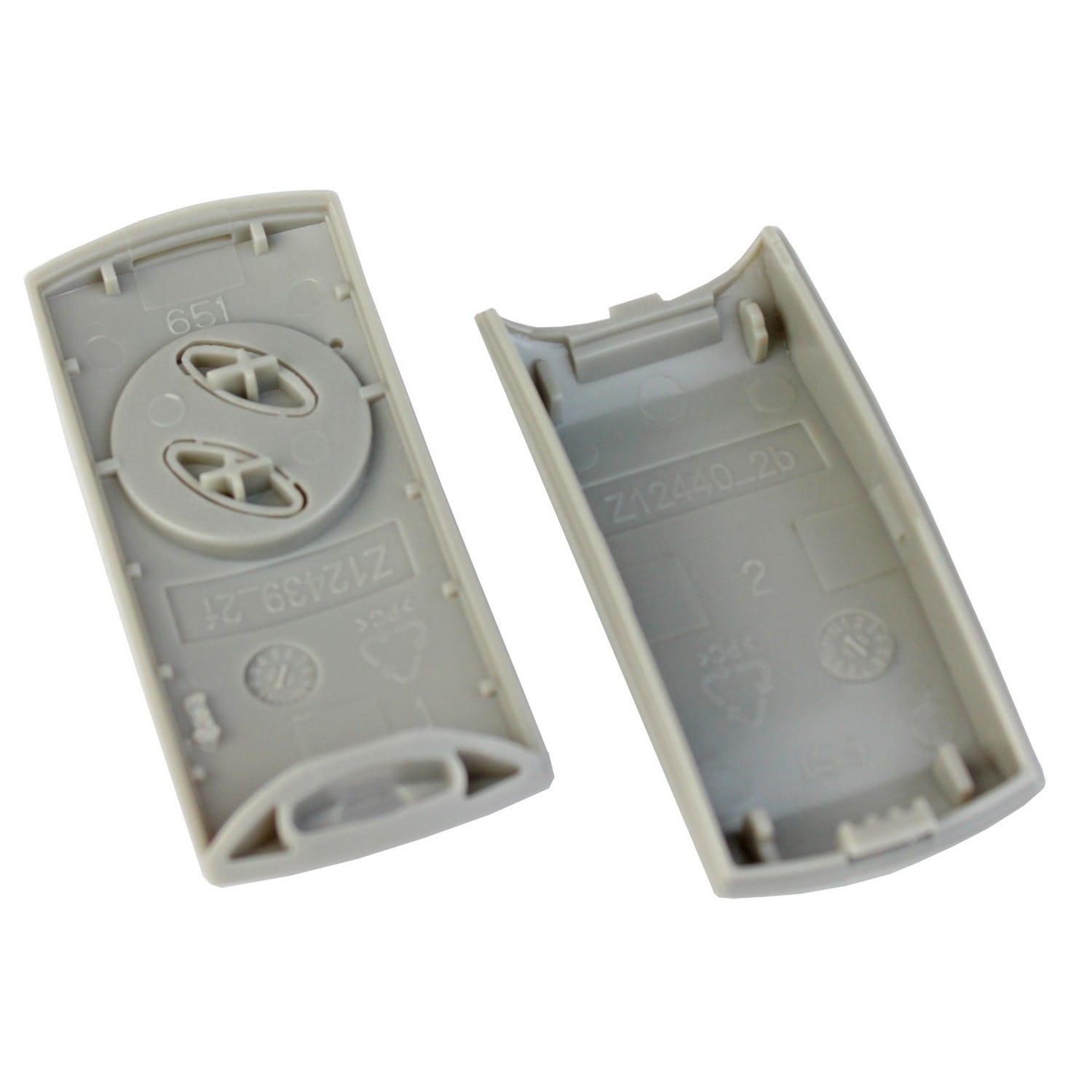 Hörmann Ersatz Gehäuse RSE 2 für EcoStar Handsender (433 MHz), hellgrau BILD 2