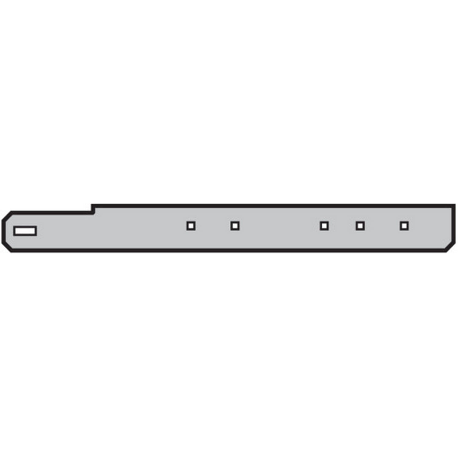 Hörmann Ausleger gerade, links, ML = 490mm für Industrie-Sektionaltor BILD 1