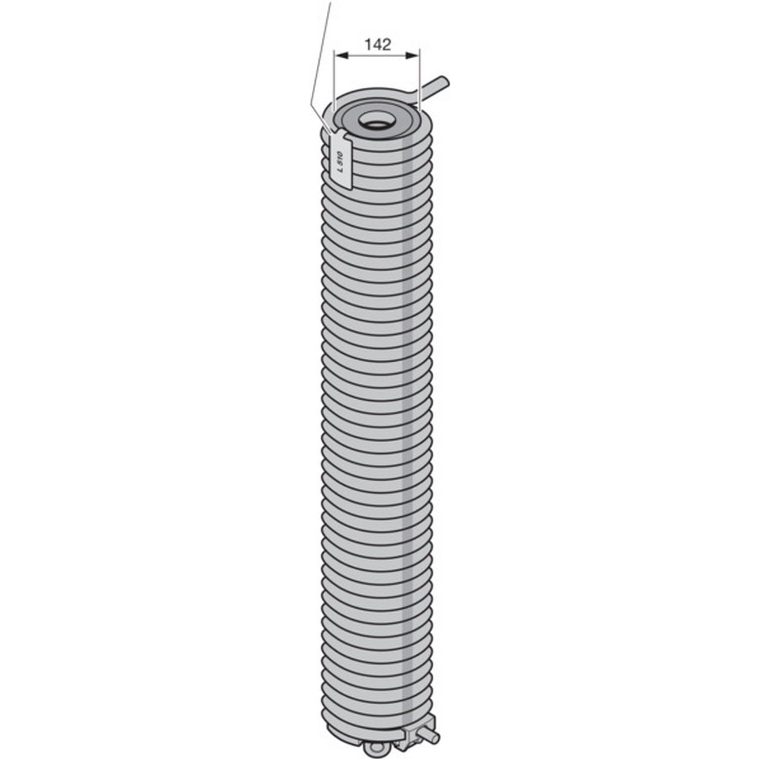Hörmann Torsionsfedereinheit R511, innen Ø 142mm für Industrie-Sektionaltor BILD 9