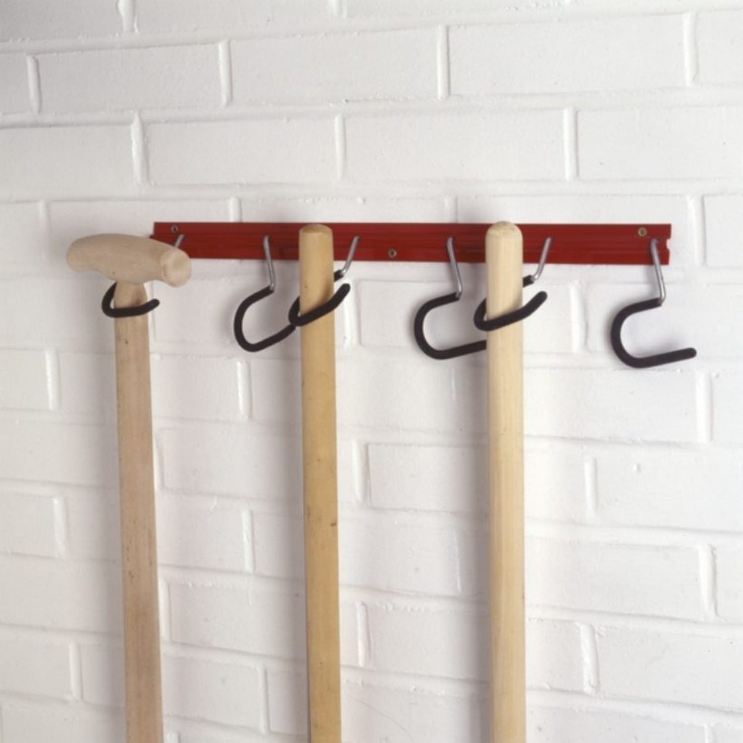 MOTTEZ Hakenleiste mit 6 selbstklemmenden Wandhaken für Haus BILD 2