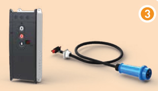 GfA TS 959 mit CEE 1N~230 V (3-polig) für Torsteuerung