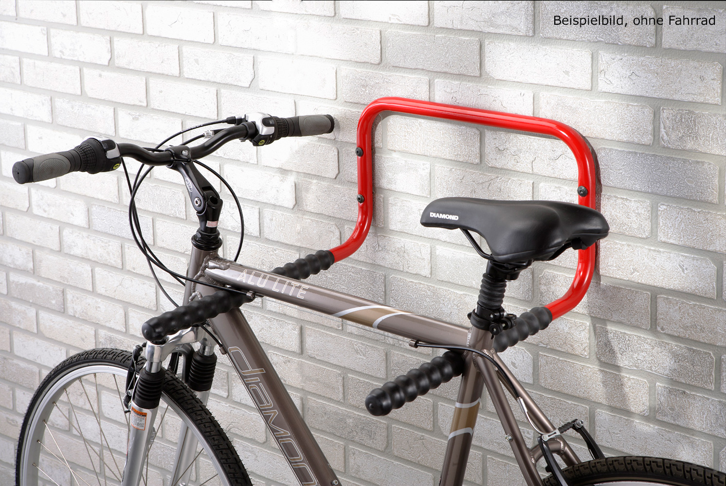 MOTTEZ Fahrrad-Wandhalter für 2-Fahrräder, bis 30 kg, Schutzüberzug für Fahrrad BILD 2