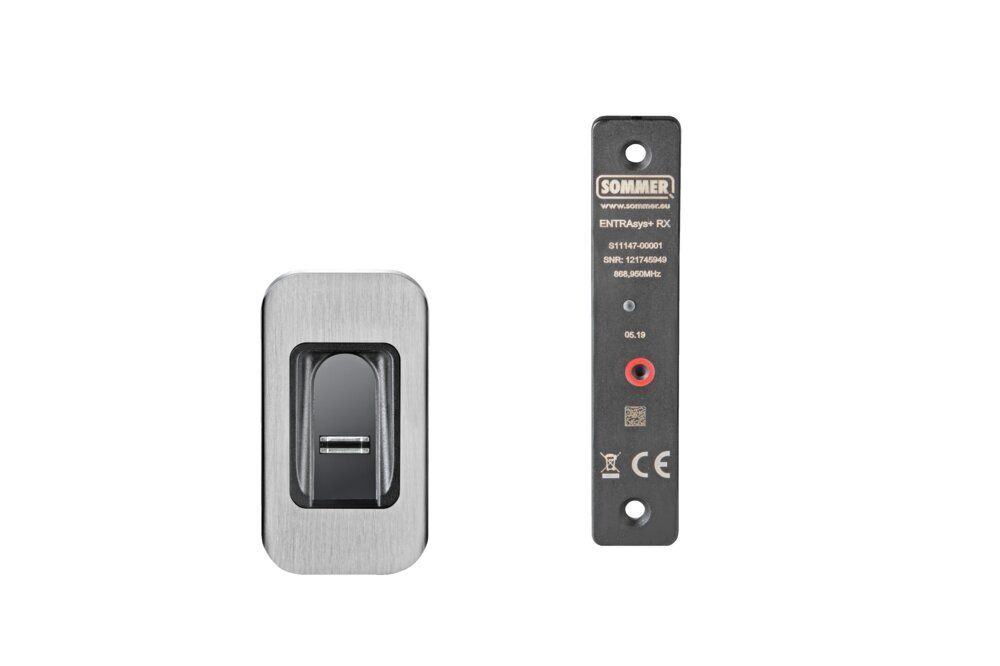 Sommer Fingerscanner ENTRAsys+ für Haustüren, Set Scanner&Empfänger S1114700001 BILD 3
