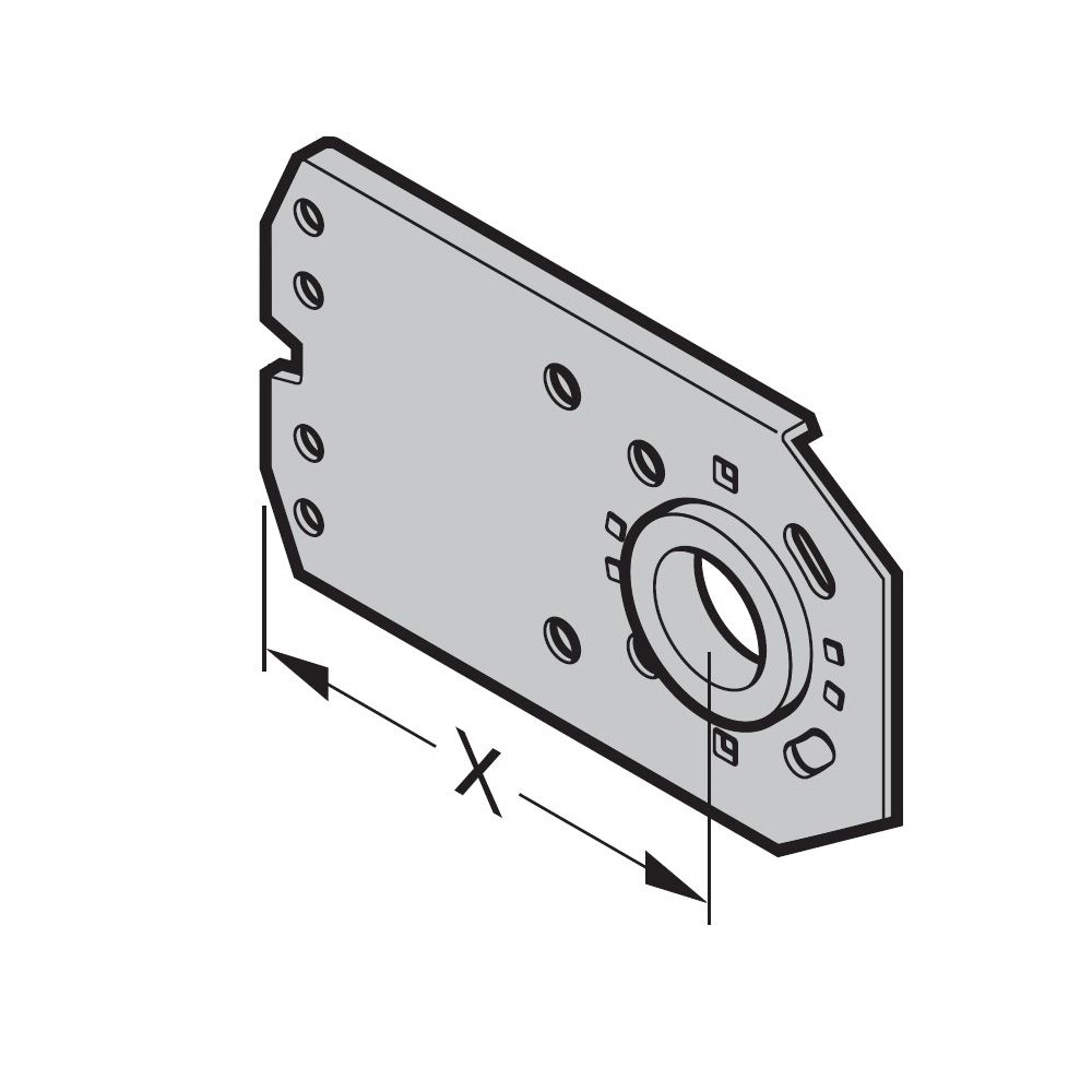Hörmann Wellenhalter x = 160mm für Industrie-Sektionaltor / 3082511 BILD 9