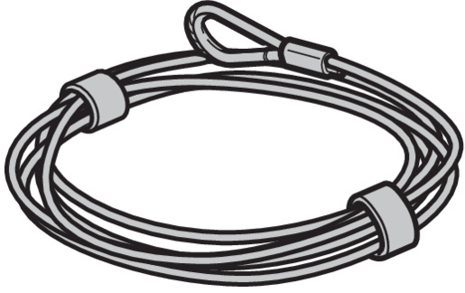 Hörmann Drahtseil Ø5,5mm mit Terminal, L: 15 m für Industrie-Sektionaltor BILD 9