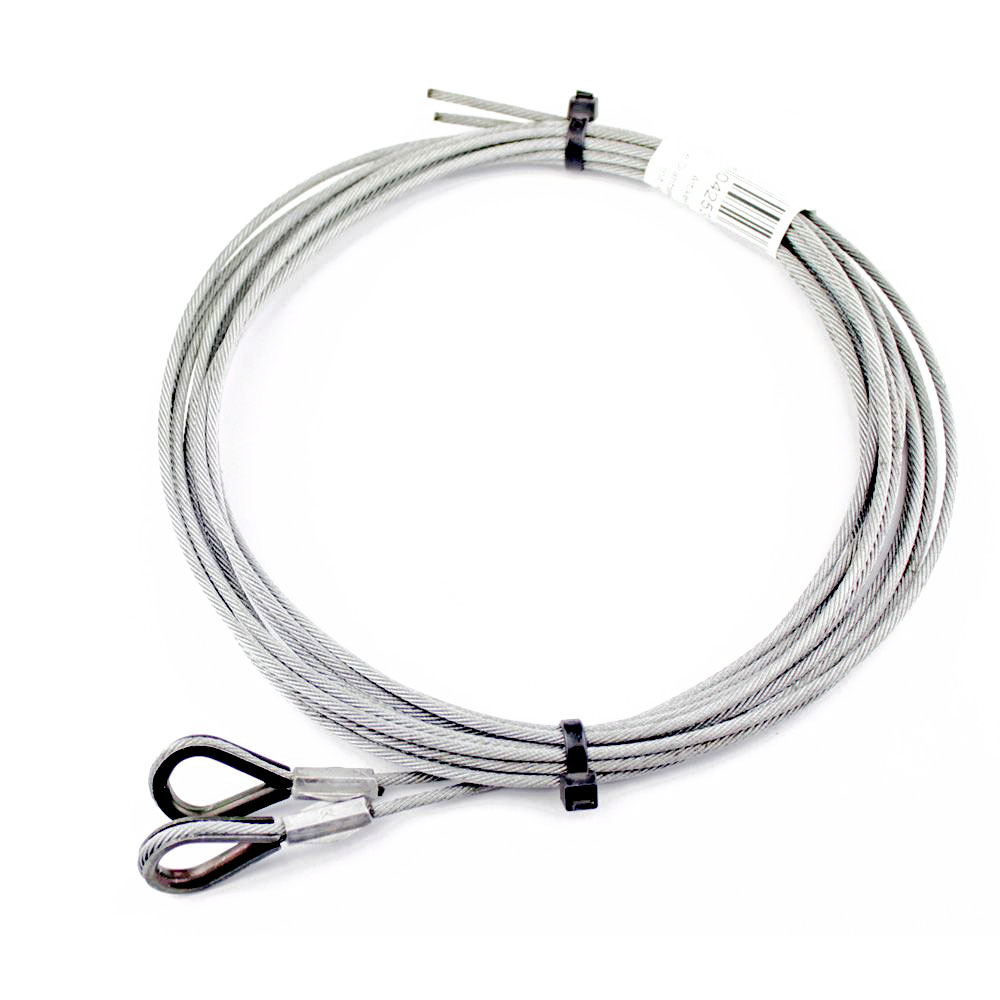 Hörmann Drahtseile Ø 3mm Beschlag N, 3040mm, bis Torhöhe 2250mm für Sektionaltor BILD 1