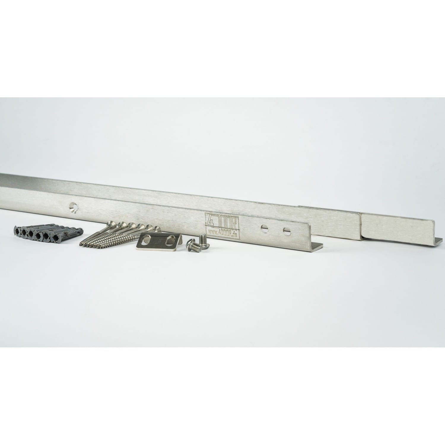 4DOOR Bodenschienen 2 teilig aus Edelstahl, 2310 mm für Schwing- & Sektionaltore BILD 2