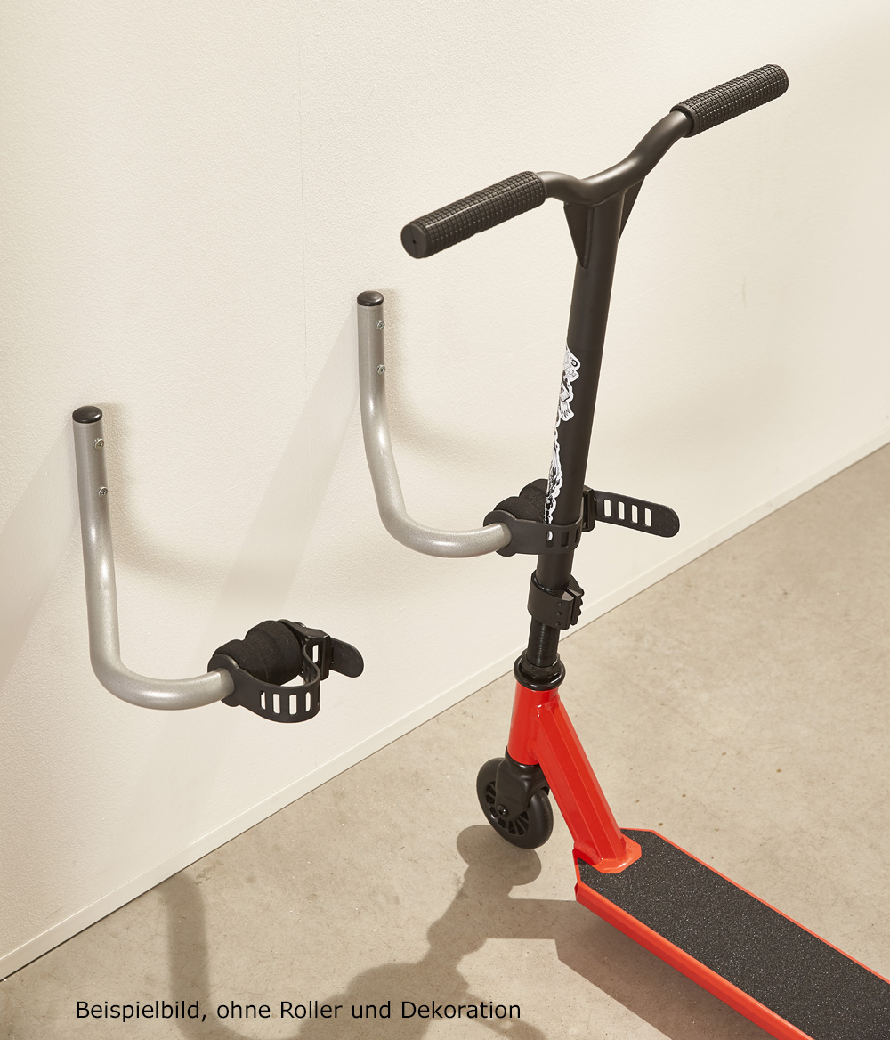 MOTTEZ Wandständer Stellplatz einfache Befestigung & stabiler Halt für Roller BILD 3