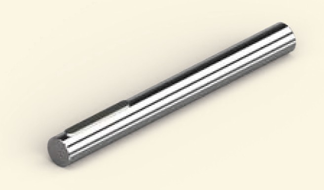 GfA Wellenbolzen Typ B (mit Passfeder) Ø 50 mm, L=600 mm / FG 120-50