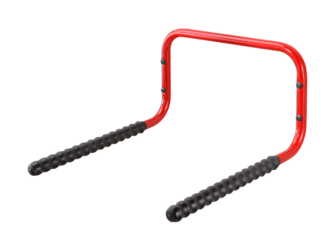 MOTTEZ Fahrrad-Wandhalter für 2-Fahrräder, bis 30 kg, Schutzüberzug für Fahrrad BILD 1