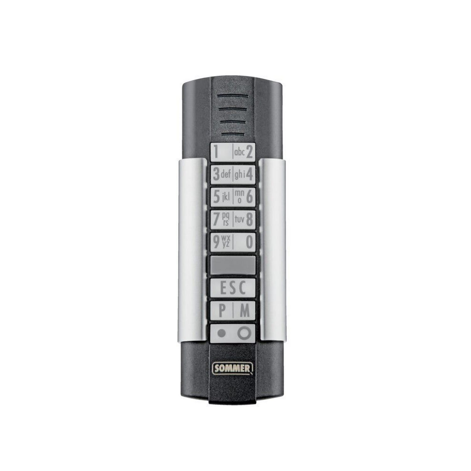 Sommer 12-Befehl-Handsender Telecody+ 868,95 MHz IP64 schwarz für Antriebe BILD 3