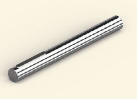GfA Wellenbolzen Typ B (mit Passfeder) Ø 80 mm, L=800 mm / FG 360-80