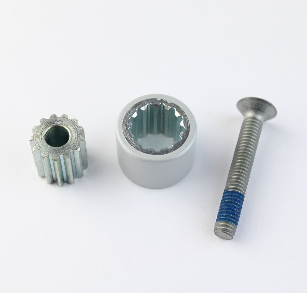 Hörmann Wellenverlängerung 15 mm Silber (E2/C0) für Antriebe & Steuerungen BILD 1