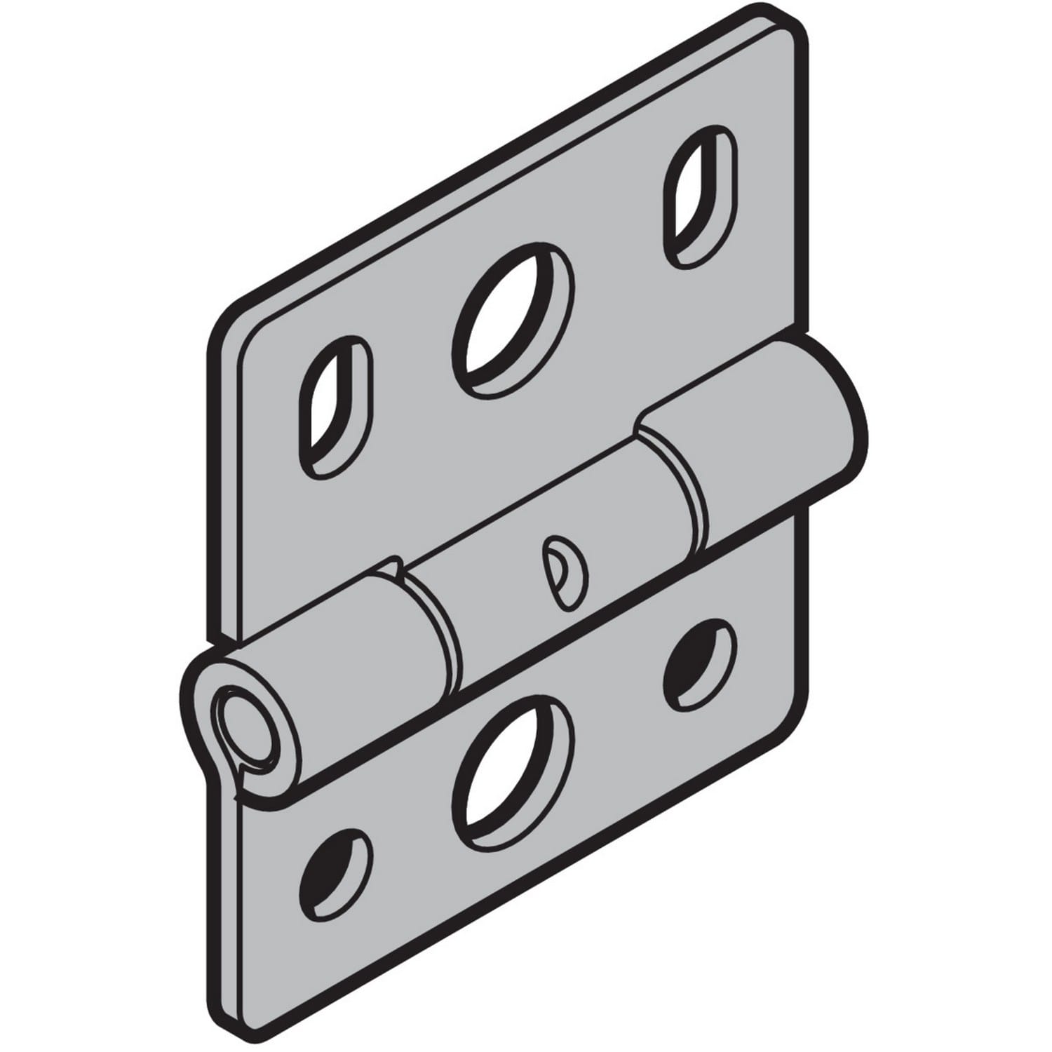Hörmann Scharnier Bautiefe 67 f. Schlupftür Edelstahl für Industrie Sektionaltor BILD 1