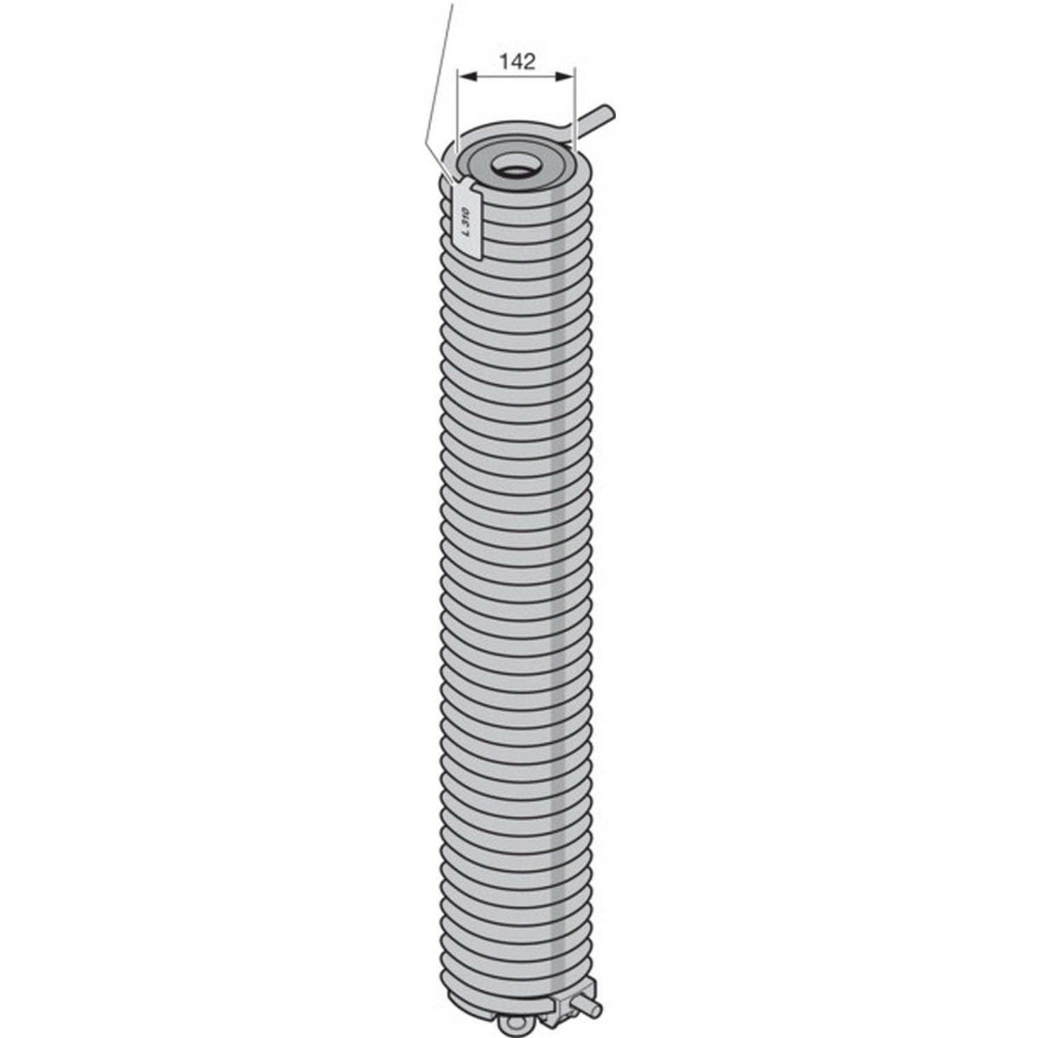 Hörmann Torsionsfedereinheit R316, innen Ø 142mm für Industrie-Sektionaltor BILD 9