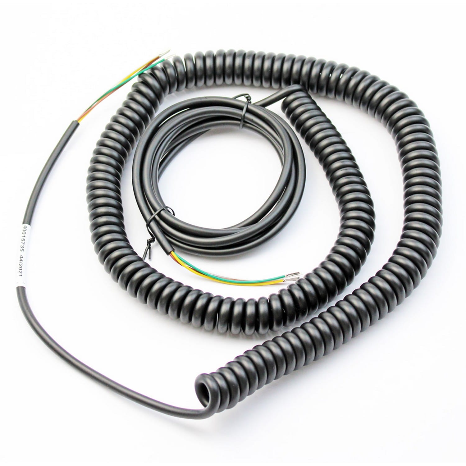 GfA Spiralkabel 4-adrig gestreckt max. 4 m, schwarz  für Industrie-Sektionaltor BILD 1