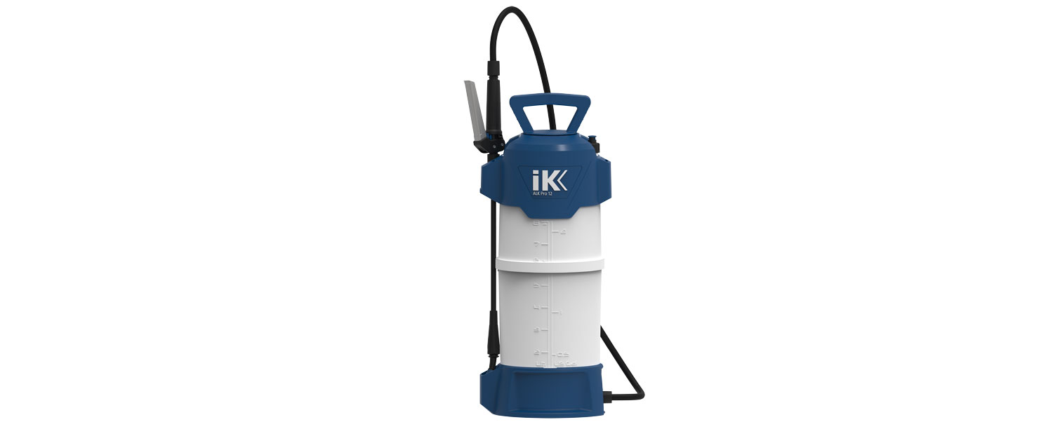 IK Alkalisch PRO 12 - 8l Pumpsprühgerät, Weiß für verschiedene Einsatzbereiche