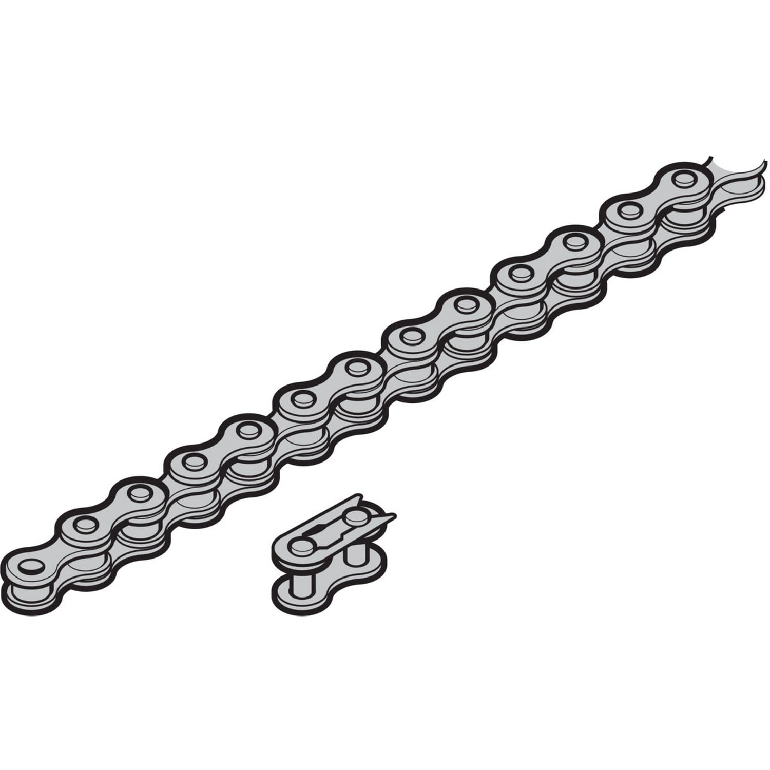 Hörmann Rollenkette mit Clip- schloss L = 1245mm für Industrie-Sektionaltor BILD 1