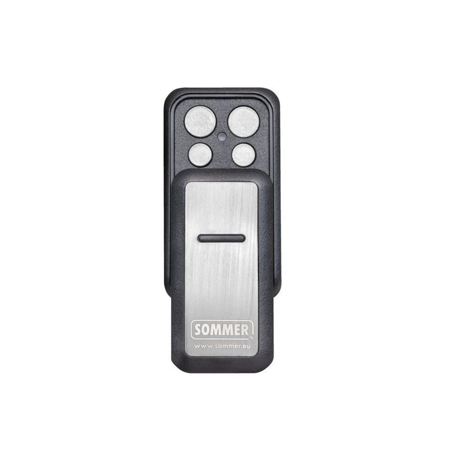 Sommer Handsender 4-Tasten Slider Vibe 868,95 MHz schwarz/Edelstahl für Antriebe BILD 3