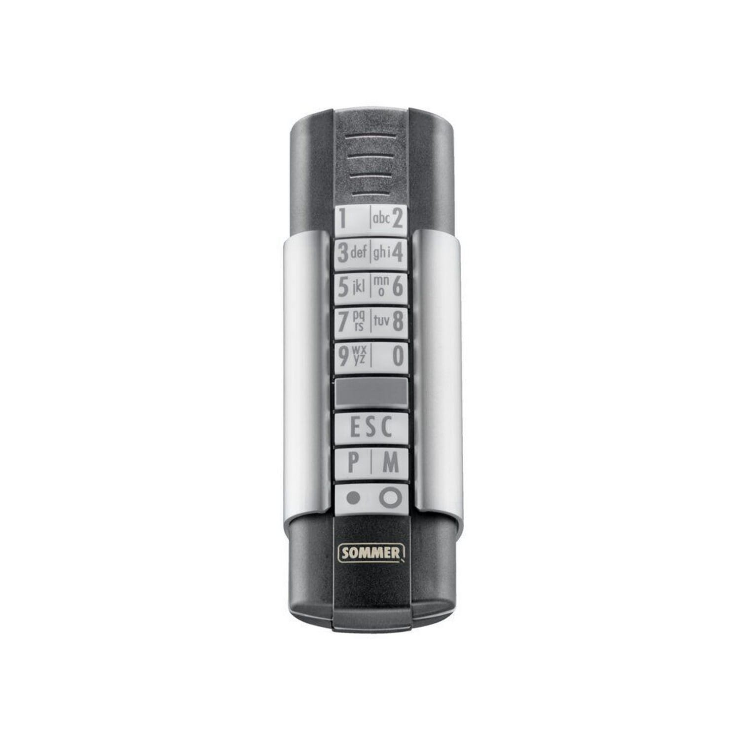 Sommer 12-Befehl-Handsender Telecody+ 868,95 MHz IP64 schwarz für Antriebe BILD 2