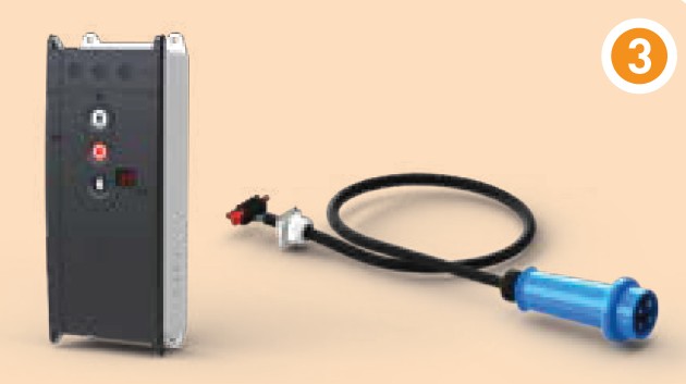 GfA TS 959 mit CEE 1N~230 V asym. (3-polig) für Torsteuerung