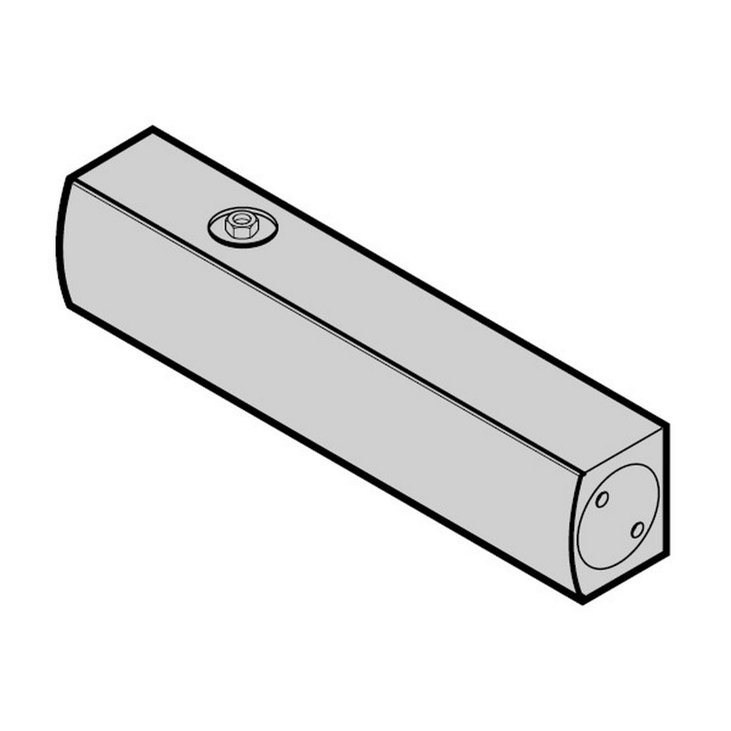 Hörmann Türschließer TS 5000 L (ohne Gleitschiene), silber für Drehtüren BILD 1