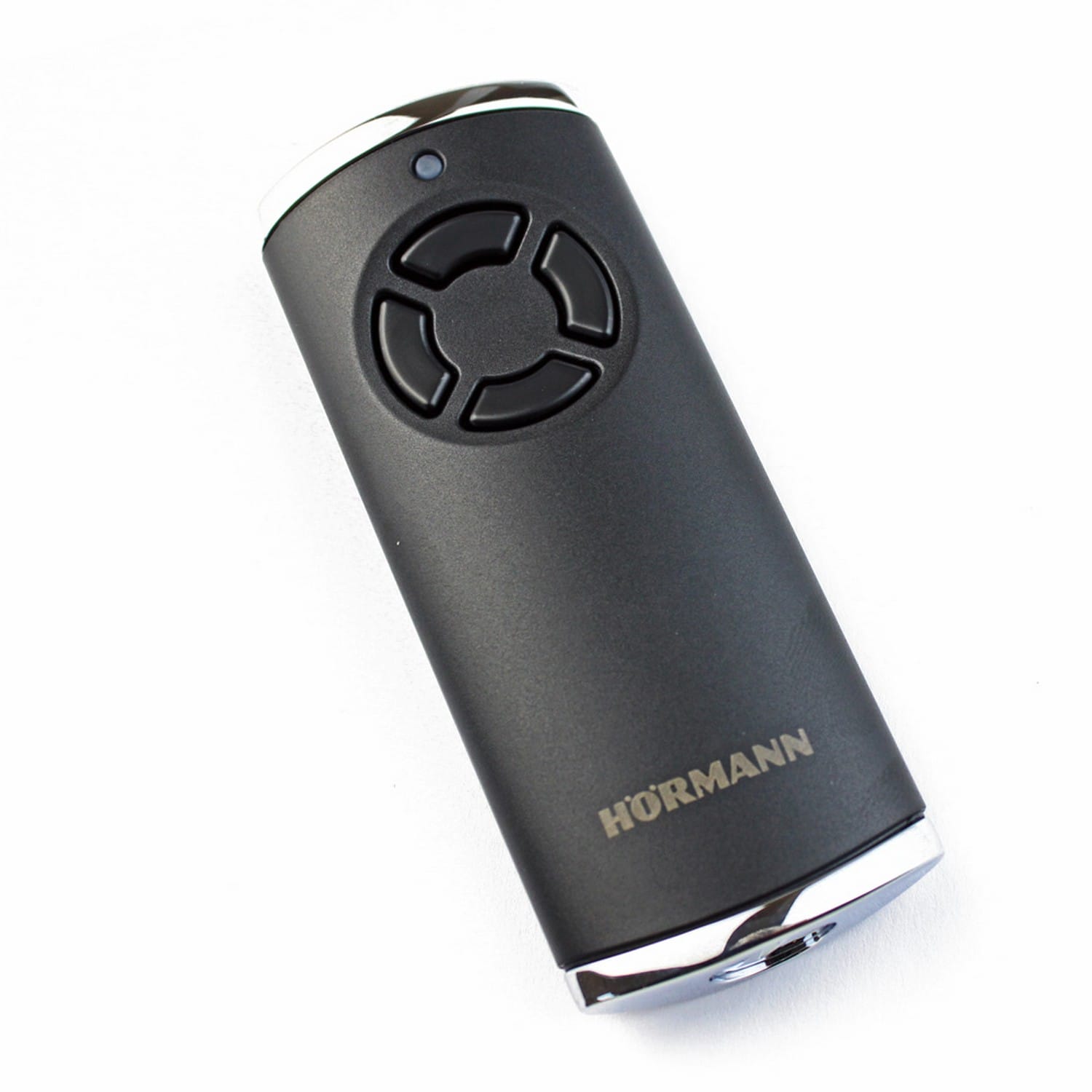 Hörmann Handsender HS 4 BS (4‑Tasten), schwarz/chrom 868MHz BiSecur für Antriebe BILD 1